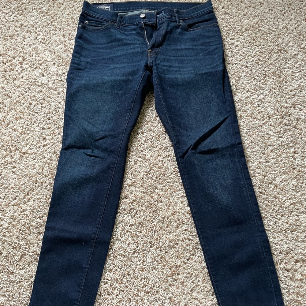 Abercrombie and Fitch mens super skinny jeans. 33x32
